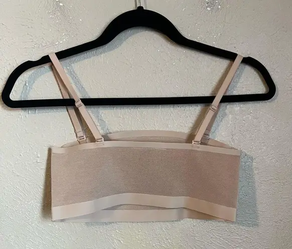 SKIMS NEW  Sheer Sculpt Bandeau Bra in Clay Small