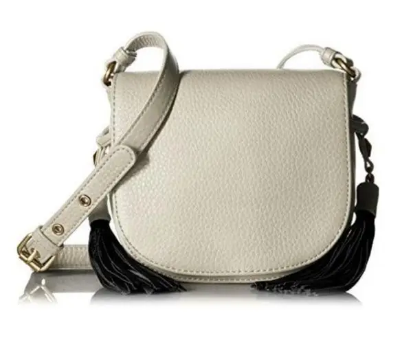 Badgley Mischka NEW Bailey Crossbody Bag, Bone/Ivory NWT w/Dust Bag Retail $295
