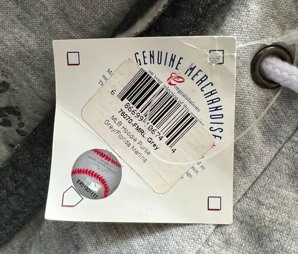 Little Earth Hoodie Purse Florida Marlins Fish Baseball Team NWT