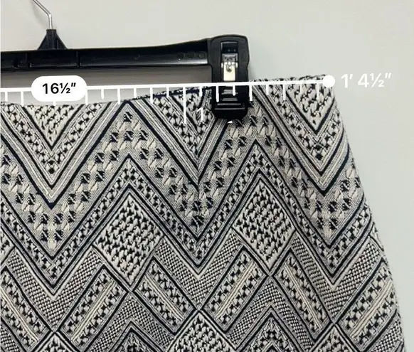 Ever New Melbourne Blue & White Woven Fully Lined Mini Skirt Size US 12