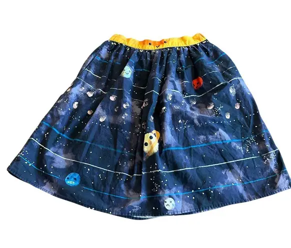 Modcloth  100% Cotton Space Universe Planet Skirt A-Line Full Size Medium - Image 1