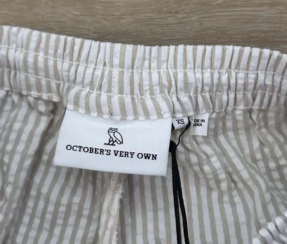 october's very own October’s Very Own Poplin Striped Shorts