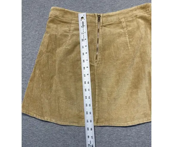 Newbury Kustom Women's corduroy Skirt - Tan - Size M