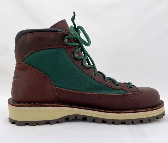 Danner Ridge Smores Brown Green Leather Outdoor Hiking Boots Gorpcore Women’s 8