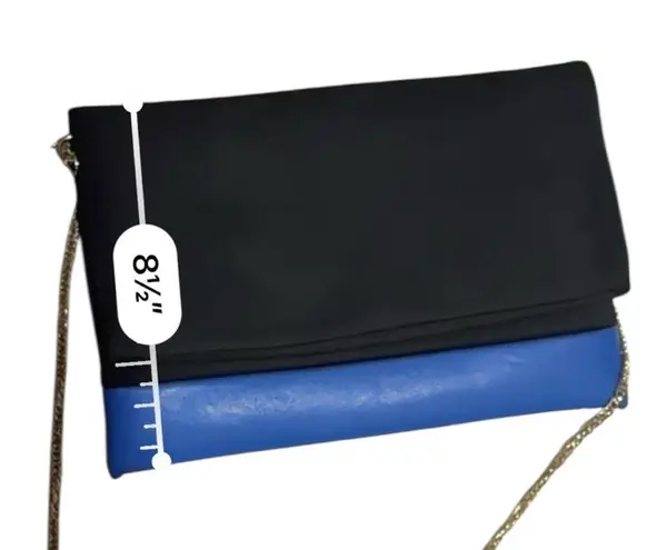 Street Level  Black and Blue Clutch & Crossbody bag - Image 5