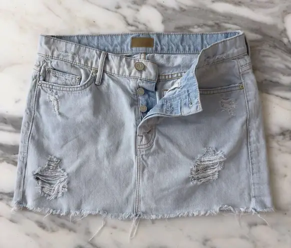 MOTHER Denim MOTHER The Big Mini A-line Skirt in Get Blondie • Sz 26