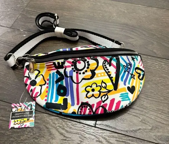 Brighton  Women’s Graffiti Love Crossbody Belt Bag New