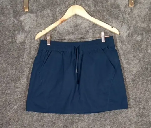 Title Nine Blue Skirt with Drawstring Switchback Ultralight Hiking Skort