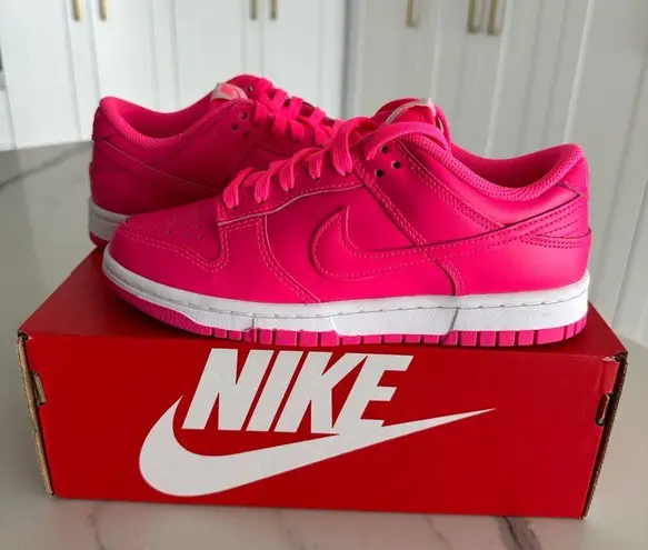 Nike  Dunk Low Hyper Pink Sneakers - Image 2