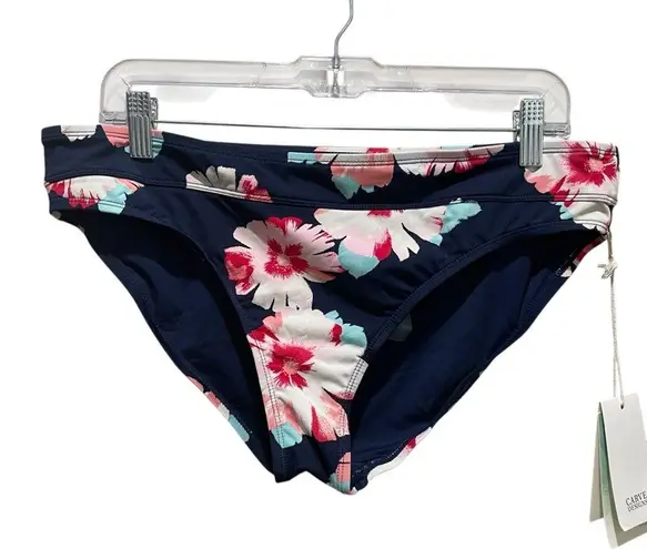 Carve Designs Swimwear Stinson Bikini Bottom Floral Elation Blue Women’s Size XL