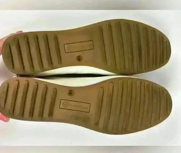 Giani Bernini Dailyn Memory Foam Loafers- White Leather- Size 8.5