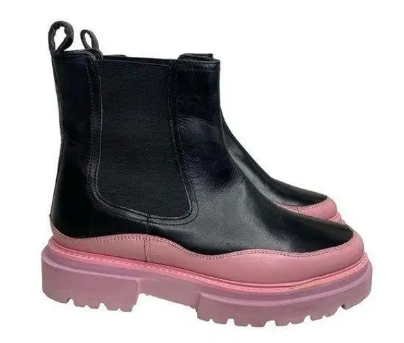 Seychelles Savor the Moment Chelsea Boot Black Pink 9