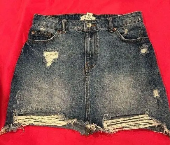 Forever 21  denim mini skirt size 25