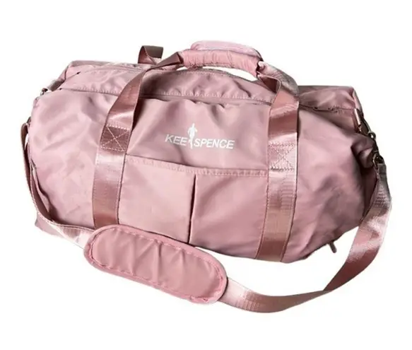 Kee Spence Pink Duffle Gym Sports Fitness Bag