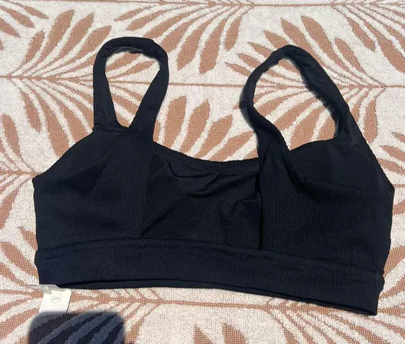 American Eagle NWT ARIE BLACK BIKINI TOP 