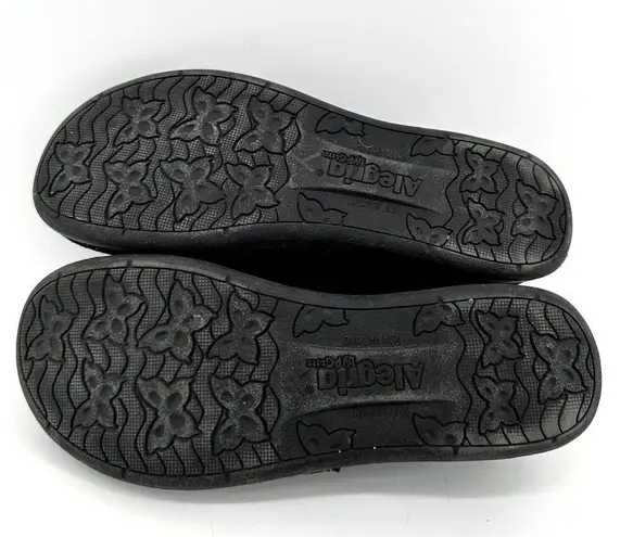 Alegria Gleeterlockin Slip On Shoes Chevron Slip Resistant Black EU 38 US 7.5