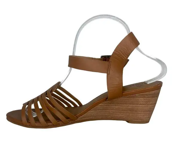 Susina Brown Terra Wedge Sandal
