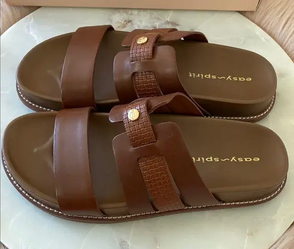 Easy Spirit NWT Women's Trevin Banded Slip-On Sandals