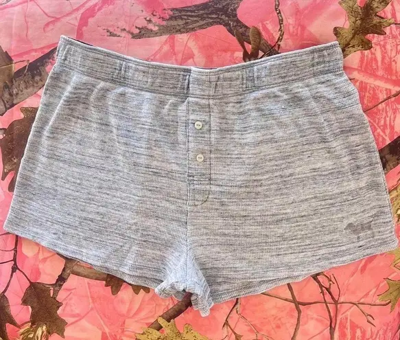 victoria's secret PINK y2k 2000s grey pajama lounge sleep shorts