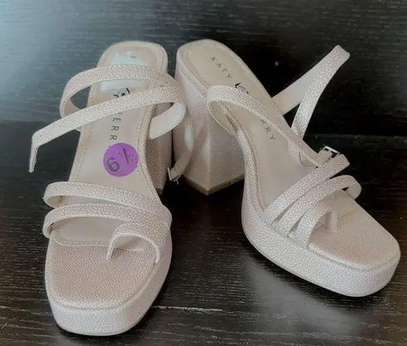 Katy Perry super soft Lace up high heels π