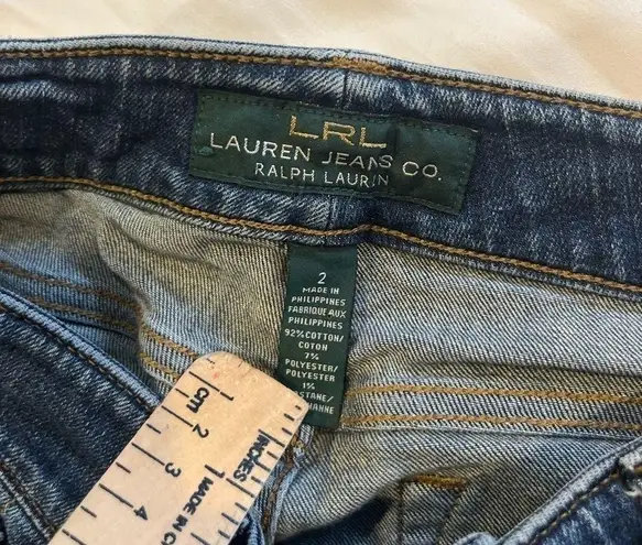 Ralph Lauren LRL Lauren Jeans Co. Classic Straight Leg Denim Jeans Size 2