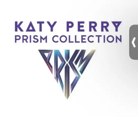 Katy Perry Silver Double Prism with Center Gem Stud Earrings Prism Colle…