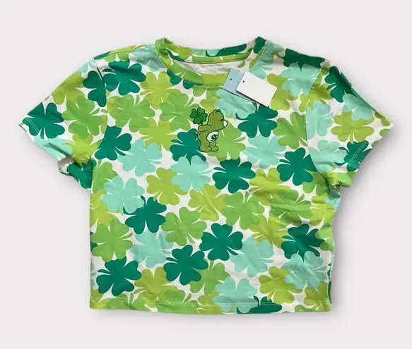 ☘️ St. Patrick’s Day Shamrock Crop Top Size M