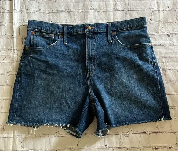 Madewell  High Rise Denim Shorts Size 33 in Malden Wash