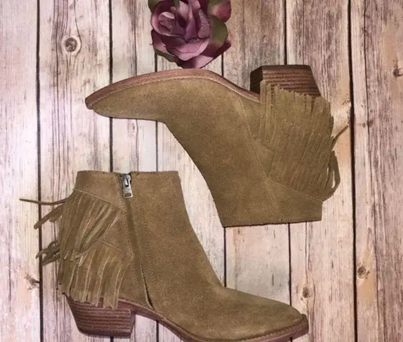 All Saints Salerno Fringe Boots Size 37 NWOB