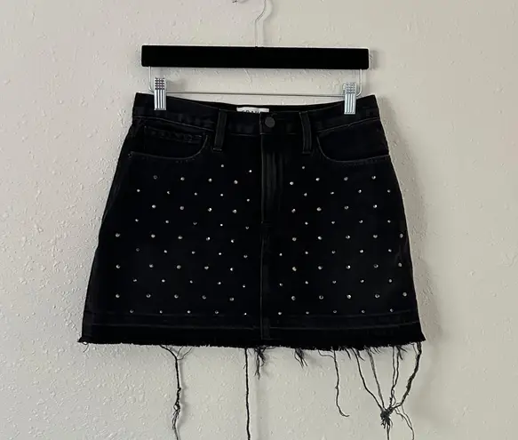 Frame Denim Embellished Mini Skirt