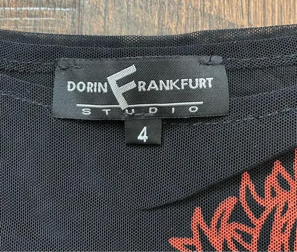 DORIN FRANKFURT mesh top, size 4 or approx XL, made in Israel