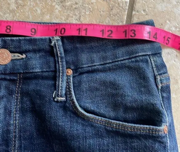 MOTHER The Looker Ankle Step Fray Bombay Lost And Found Blue Size 27