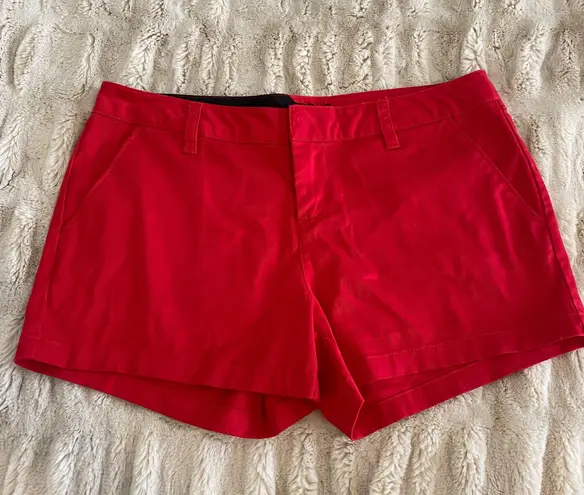 Volcom red shorts