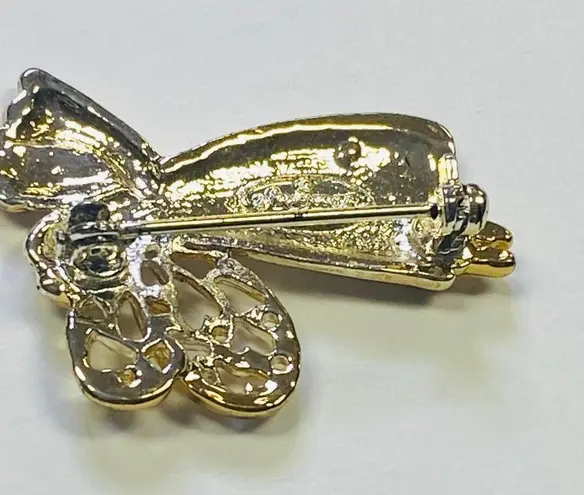 Mother Baby Angel "Mother" Pin Brooch Silver Gold Colors Wings with Hearts