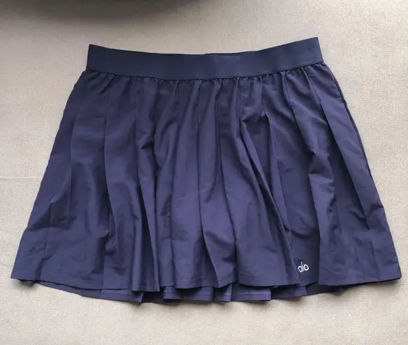 Alo Yoga Varsity Tennis Skirt True Navy M