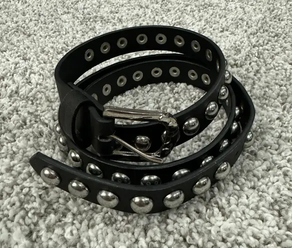 Brandy Melville Silver And Black Bubble Belt