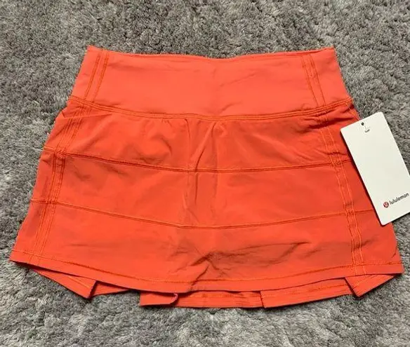 Lululemon NWT  Pace Rival Skirt *Warm Coral