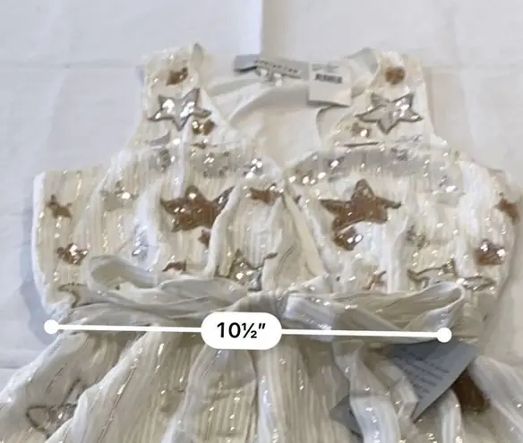 Adelyn Rae Star sequin mini dress JADA Metallic stripe NEW Size extra small