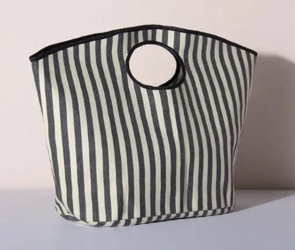 Shiraleah NWT Lolita Striped Tote Black