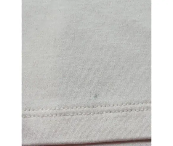 LL Bean Light Pink Supima Cotton Round Neck Short Sleeve Knit Shirt Size small