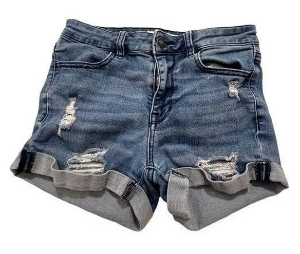 PacSun  High Rise Super Stretch Shortie Jean Short