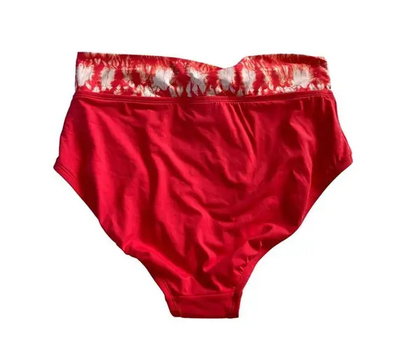 Coco reef Coral/Papaya Swim Bikini Bottom Large NWT