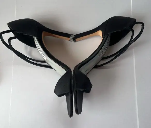 SACHA London Stappy Heel Womens Sandals Shoes Size 7B Black Stiletto WhimsiGoth