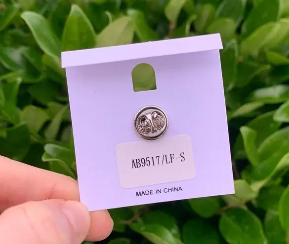 NEW Silver Color Butterfly Pin w/ Rhinestones Fashion Jewelry Lead Compliant