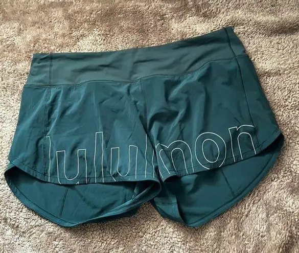 Lululemon  Speed Up Mid-Rise Lined Short 4" *Graphic size 12