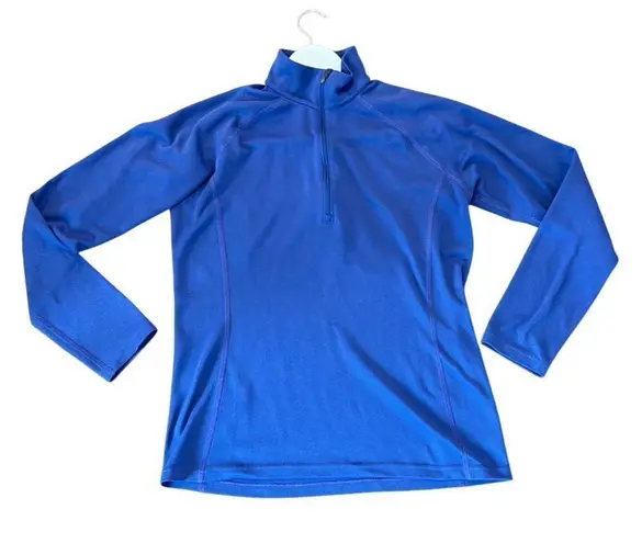 Eastern Mountain Sports purple quarter zip pullover M