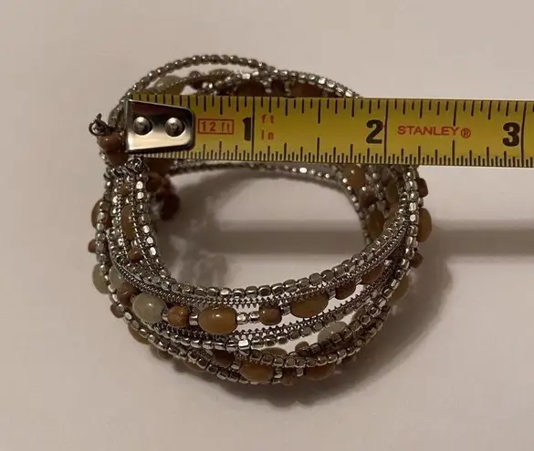 Women’s Chunky Stretchy Bracelet Cuff Beaded Multi Color