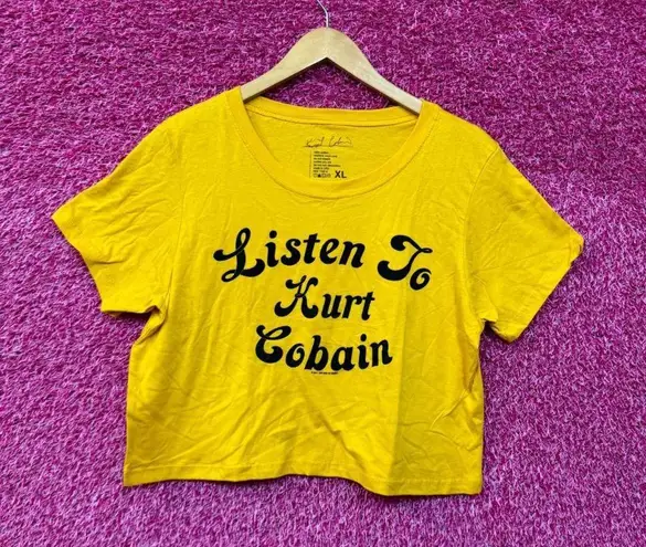 Kurt Cobain Nirvana crop top size XL