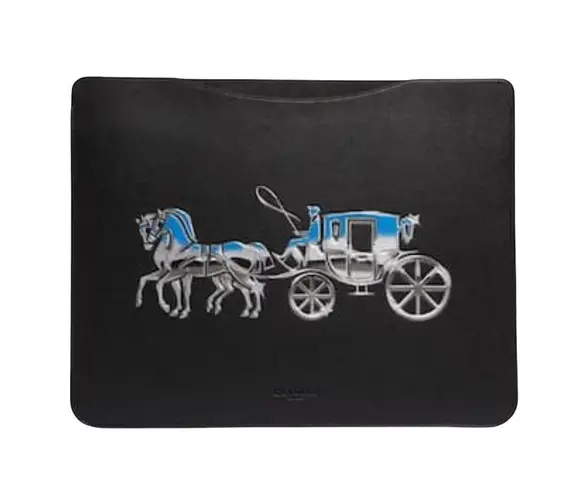 Coach NWT  Tablet Sleeve With Horse And Carriage