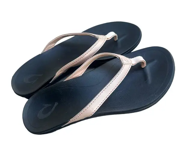 Olukai  Ho'opio Flip Flop - Women's in Petal Pink 5